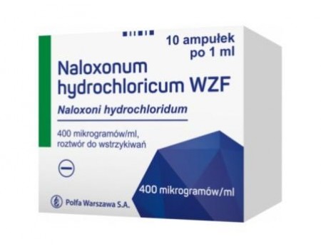 Naloxon WZF 0.4 mg / ml. 10 ampules